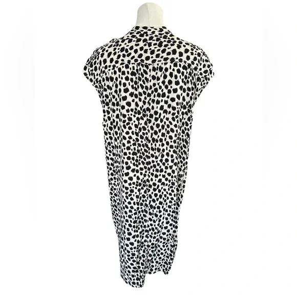 Madewell Morningside Leopard Print Shift Dress Size: L - Picture 3 of 8